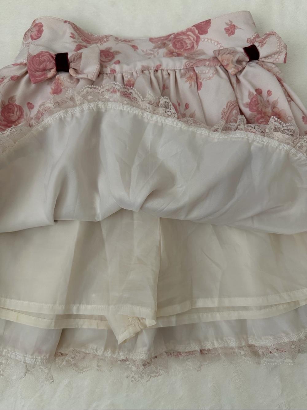 Liz Lisa Pink Rose Print Skater Skirt Japanese Himekaji Coquette - Picture 5 of 10